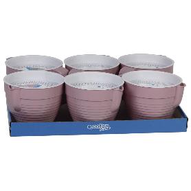 GRASERA COLADOR 500ML MODELO ALBAHACA ROSA PALO 16.5X12X10CM   CAJA 6 UNID.