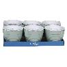 GRASERA COLADOR 500ML MODELO ALBAHACA VERDE AGUA 16.5X12X10CM   CAJA 6 UNID.