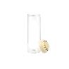 BOTE DE VIDRIO BOROSILICATO CON TAPA BEIGE GAMA LAUREL 1700 ML