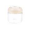 BOTE DE VIDRIO BOROSILICATO CON TAPA BEIGE GAMA LAUREL 400 ML