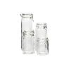 SET 4  FRASCOS CRISTAL+ CLIP ACERO 2100ML,1500ML,1150ML,750ML
