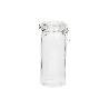 SET 4  FRASCOS CRISTAL+ CLIP ACERO 2100ML,1500ML,1150ML,750ML