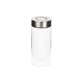 FRASCO BOROSILICATO+ACERO MODELO CICER 1300ML 22.5 X 10  CM
