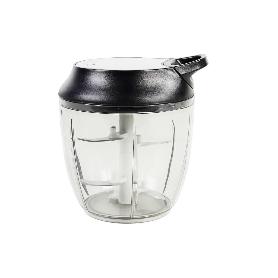 PICADORA MANUAL, TAPA Y ACCESORIO BATIDOR 900 ML
