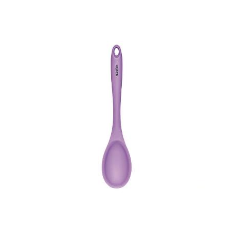 CUCHARA DE COCINA DE SILICONA MORADA MODELO VERGINI 27 X 5,7 CM