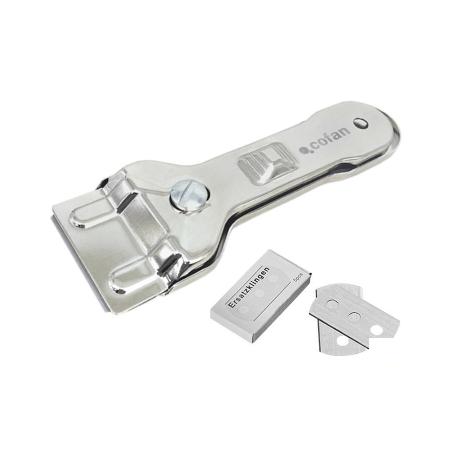 RASQUETA DE VITROCERÁMICA INOX. MODELO SENA 13,5 X 4,5 CM