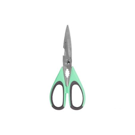 TIJERAS VERDES DE ACERO INOX. MODELO SENA 22 CM