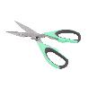 TIJERAS VERDES DE ACERO INOX. MODELO SENA 22 CM