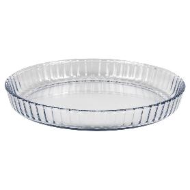 FUENTE REDONDA DE VIDRIO BOROSILICATO MODELO BARITINA 1600 ML
