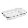 SET DE 3 FUENTES RECTANGULARES DE VIDRIO BOROSILICATO MODELO BARITINA 1600ML-2200ML-3000ML