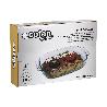 SET DE 2 FUENTES OVALADAS ANCHAS DE VIDRIO BOROSILICATO MODELO BARITINA 2700 ML - 3800 ML