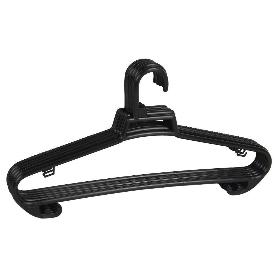 PACK DE 6 PERCHAS NEGRAS 38 X18 CM