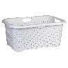 CESTA MULTIUSOS BLANCA 59 X 38 X 26 CM   CAJA 6 UNID.