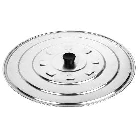TAPA C/DESVAPO  ALUMINIO 32 CM   CAJA 12 UNID.
