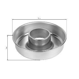 MOLDE ROSCO  ALUMINIO 21CM VENTA UNITARIA