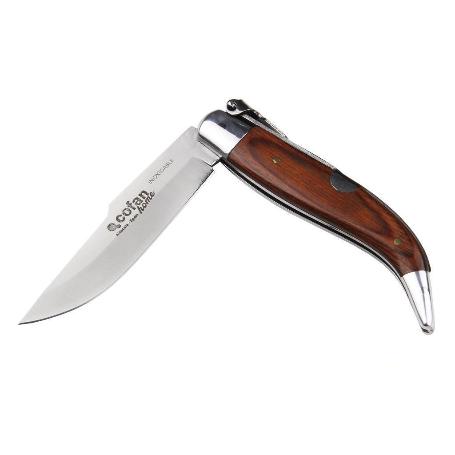 NAVAJA CLÁSICA DE TEJA CON 8 CM. DE HOJA