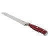 CUCHILLO PANERO HOJA 21CM MODELO AGUACEJO ROJO