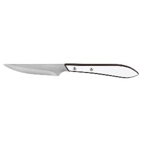 PACK 3 CUCHILLO DE MESA CON FILO HOJA 10CM  MODELO GULASH BLANCO