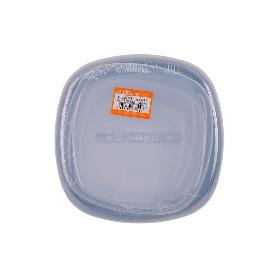 SET DE 7  FIAMBRERAS CUADRADAS 220/350/600/1200/2000/2700/3600 ML