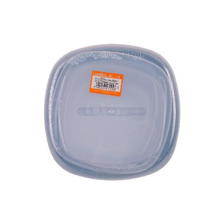 SET DE 7  FIAMBRERAS CUADRADAS 220/350/600/1200/2000/2700/3600 ML