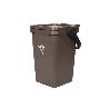 CONTENEDOR MARRON PARA RESIDUOS ORGANICOS  25L