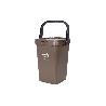 CONTENEDOR MARRON PARA RESIDUOS ORGANICOS  25L