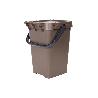 CONTENEDOR MARRON PARA RESIDUOS ORGANICOS  25L