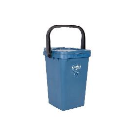 CONTENEDOR AZUL PARA PAPEL-CARTON 25L.