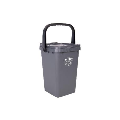 CONTENEDOR GRIS PARA RESTOS  25L.