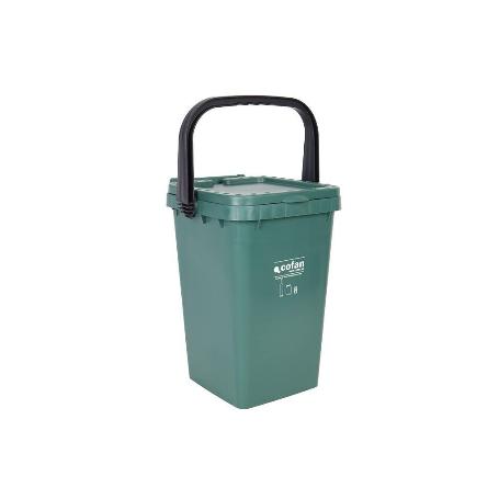 CONTENEDOR VERDE PARA VIDRIO  25L.