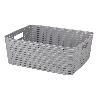 CESTA  MULTIUSOS  12L 36X28X13.5 CM AZUL CIELO VENTA UNITARIA