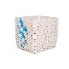 CESTA  MULTIUSOS 12L 36X28X13.5 CM BEIGE   CAJA 6 UNID.