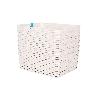 CESTA  MULTIUSOS 12L 36X28X13.5 CM BEIGE   CAJA 6 UNID.
