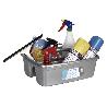 ORGANIZADOR DE LIMPIEZA  COLOR GRIS  39.5X29X16CM VENTA UNITARIA