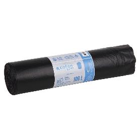 BOLSA DE  BASURA 85X105 G.130 COLOR NEGRO 10 UDS