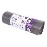 BOLSAS DE BASURA PERFUMADAS A LAVANDA CON AUTOCIERRE 55 X 86 CM G. 75 COLOR GRIS 15 UDS. 50 L