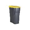 CUBO DE BASURA PARA RECICLAR 15 LITROS  COLOR AMARILLO 20 X 31 X 42 CM