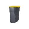 CUBO DE BASURA PARA RECICLAR 15 LITROS  COLOR AMARILLO 20 X 31 X 42 CM