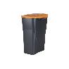 CUBO DE BASURA PARA RECICLAR 15 LITROS  COLOR NARANJA 20 X 31 X 42 CM