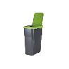 CUBO DE BASURA PARA RECICLAR 15 LITROS  COLOR VERDE 20 X 31 X 42 CM