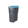 CUBO DE BASURA PARA RECICLAR 15 LITROS  COLOR AZUL 20 X 31  X 42 CM