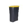CUBO DE BASURA PARA RECICLAR 25 LITROS  COLOR AMARILLO 21.5 X 36 X 51 CM