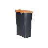 CUBO DE BASURA PARA RECICLAR 25 LITROS  COLOR NARANJA 21.5 X 36 X 51 CM