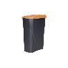 CUBO DE BASURA PARA RECICLAR 25 LITROS  COLOR NARANJA 21.5 X 36 X 51 CM