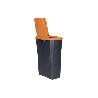 CUBO DE BASURA PARA RECICLAR 25 LITROS  COLOR NARANJA 21.5 X 36 X 51 CM