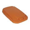 CUBO DE BASURA PARA RECICLAR 25 LITROS  COLOR NARANJA 21.5 X 36 X 51 CM