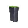 CUBO DE BASURA PARA RECICLAR 25 LITROS  COLOR VERDE 21.5 X 36 X 51 CM