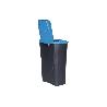 CUBO DE BASURA PARA RECICLAR 25 LITROS  COLOR AZUL 21.5 X 36 X 51 CM