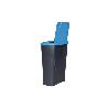 CUBO DE BASURA PARA RECICLAR 25 LITROS  COLOR AZUL 21.5 X 36 X 51 CM