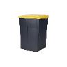 CUBO DE BASURA PARA RECICLAR 45 LITROS  COLOR AMARILLO 36.5 X 36 X 51  CM